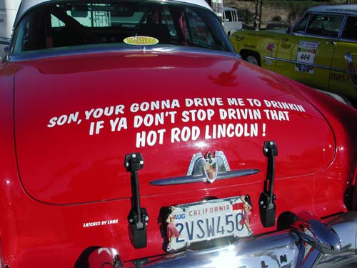 drive to drink on trunk