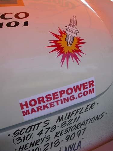 horsepower mkting on 
trunk