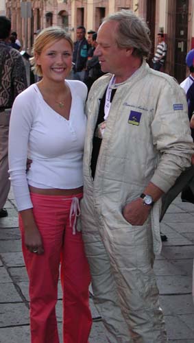 racer w pretty blond