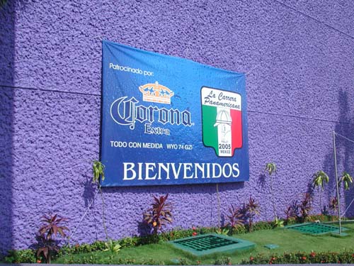 welcome corona sign