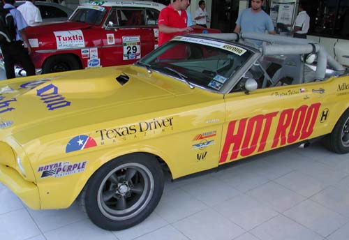 yellow mustang