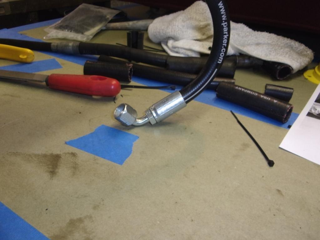 (Saginaw Power Steering hose Replacement0