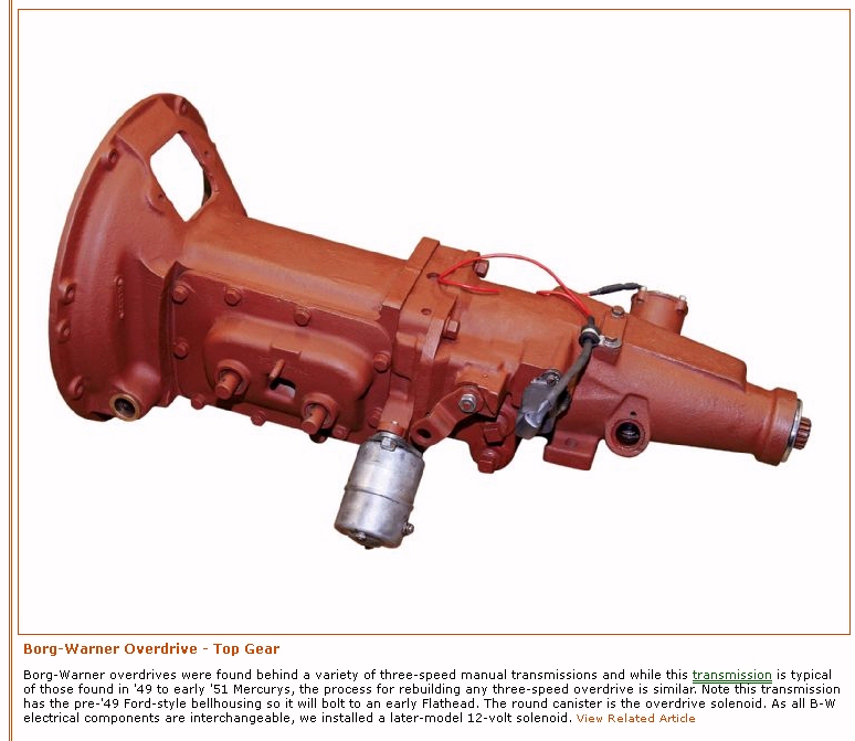 Bob Johnstones Studebaker Resource site ( Studebaker R10 Overdrive