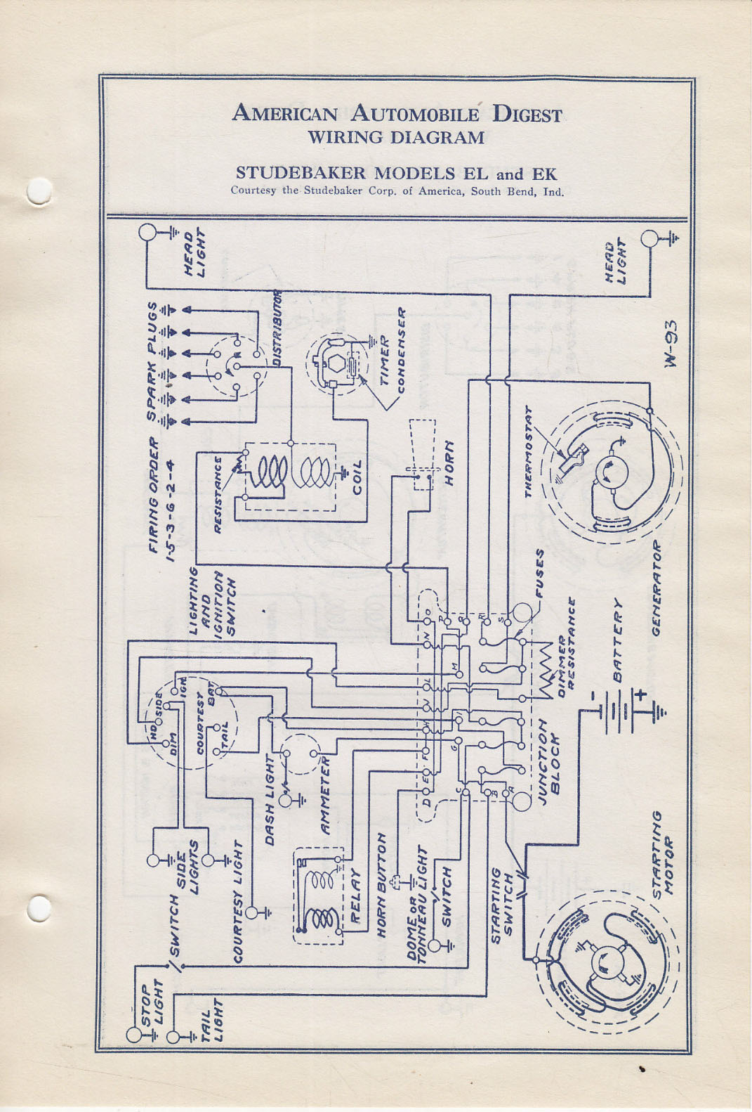 1950 Studebaker Wiring Diagram : 51 Studebaker Wiring Diagram - Wiring