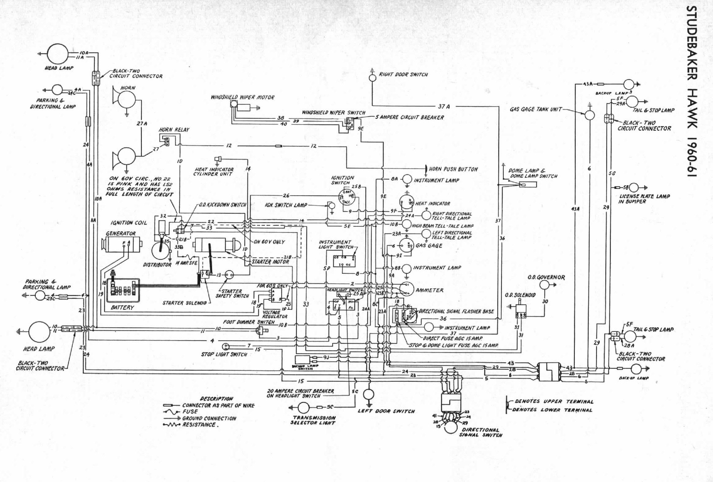 Bob Johnstone's Studebaker and Avanti Page () delco alternator wiring schematic 