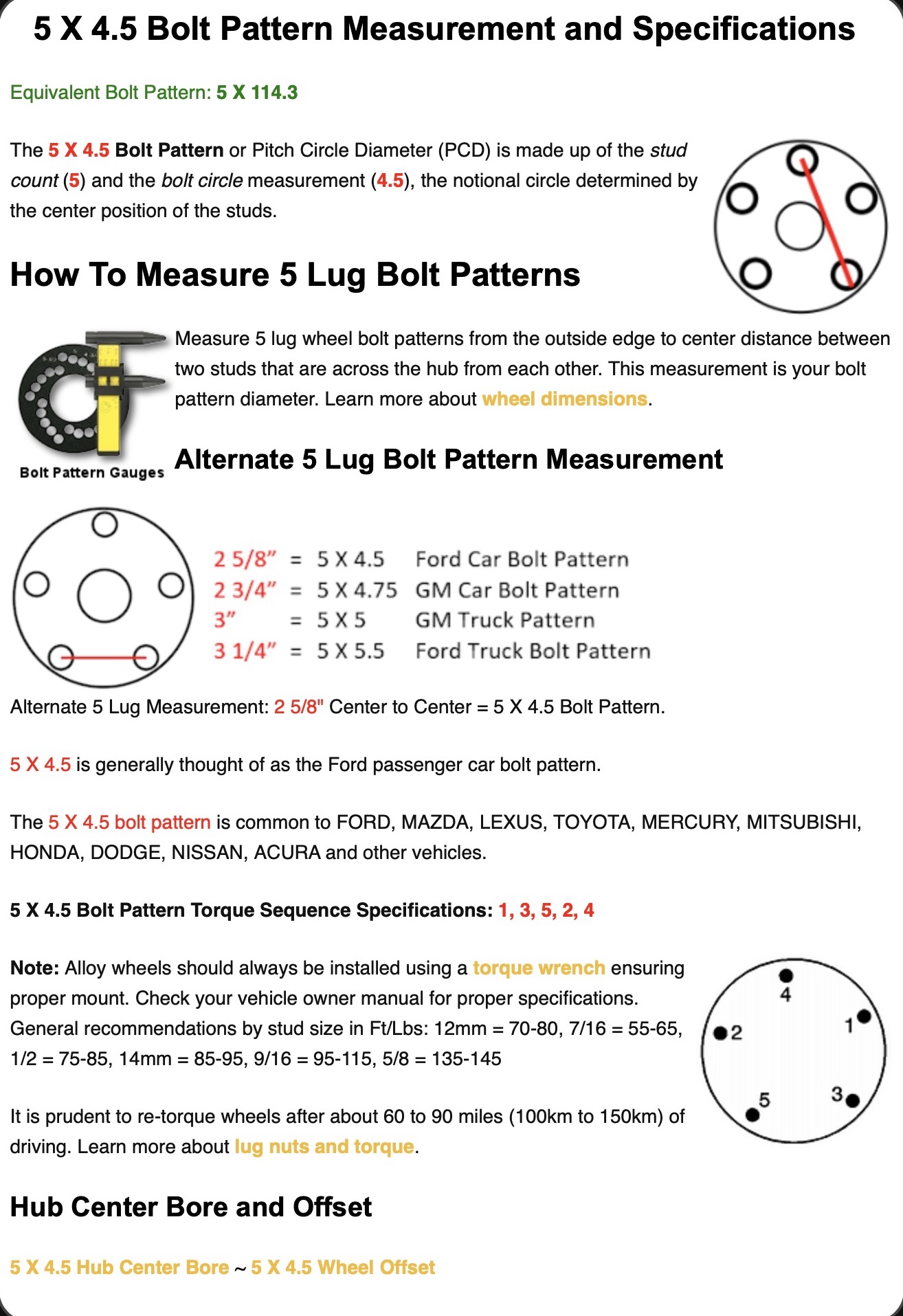 ford bolt pattern 5 lug on Wheels And Tires